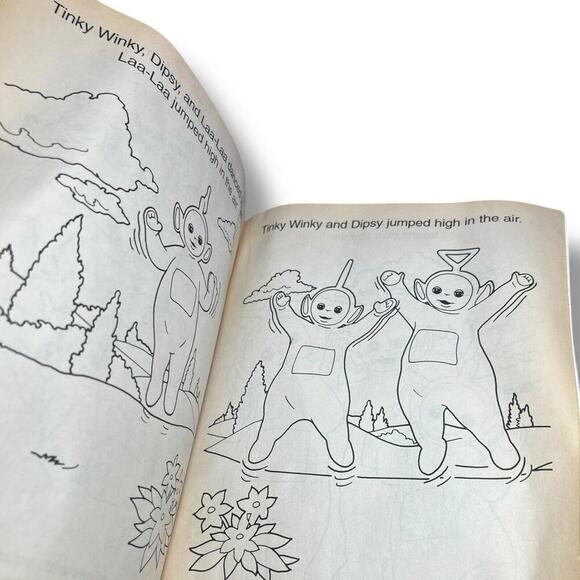 The Teletubbies Vintage Unused Coloring Activity Books - Lot of 4 - Picture 6 of 9